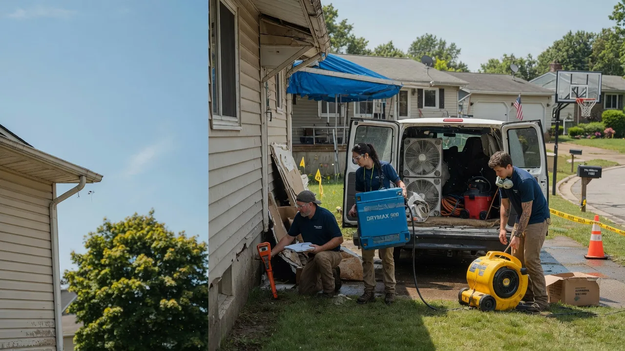 Ceiling Leak Cleanup in New York Mills, MN near me